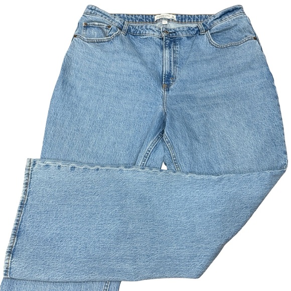 👖 Abercrombie & Fitch Curve Love Vintage Flare Jeans High Rise Women’s 34 Long